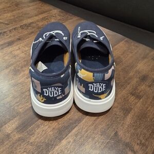 Hey Dude Mens Conway Desert Navy Sz 11 Slip-on Sneakers